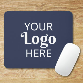 Zakelijk Logo Bedrijfslogo Blauw Muismat