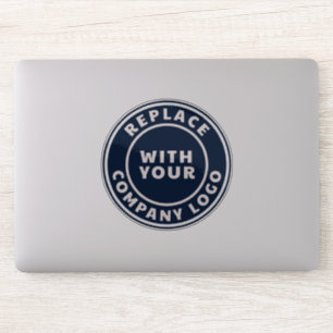 Zakelijk Logo Bedrijfsmedewerkers Laptop Sticker