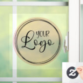 Zakelijk logo Blush Cirkel Raamsticker (Huis)