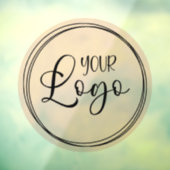 Zakelijk logo Blush Cirkel Raamsticker (Vel 3)