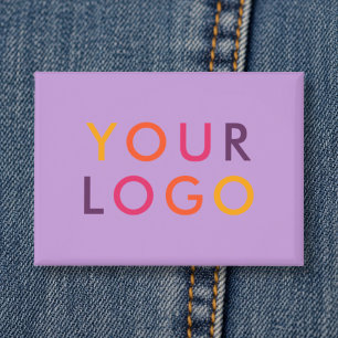 Zakelijk Logo Branding Paars Button