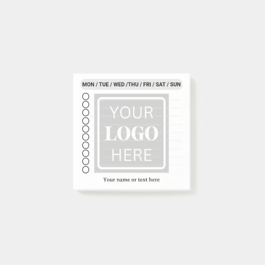 Zakelijk Logo Checklijst Post-it® Notes (Voorkant)