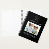 Zakelijk logo fototeam zwart wit planner (Display)