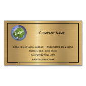 Zakelijk Logo - Gold Magnetisch Visitekaartje (Voorkant)