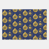 Zakelijk Logo Kerstversiering Kaart Inpakpapier Vel (Voorkant)