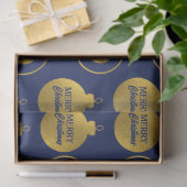 Zakelijk Logo Kerstversiering Kaart Tissuepapier (Geschenk)