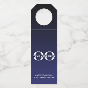 Zakelijk Logo, Label met flesje Hanger