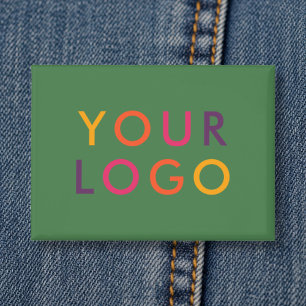 Zakelijk Logo Merktemplate Groen Button