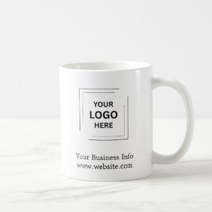 Zakelijk Logo Modern Promotiemateriaal voor Bedr Koffiemok