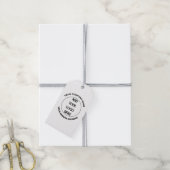 Zakelijk logo op maat cadeaulabel (Met Touw)