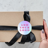 Zakelijk logo op maat ronde sticker