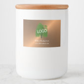 Zakelijk Logo Promotiebedrijf Koper Voedselcontainer Etiket (Voorkant)