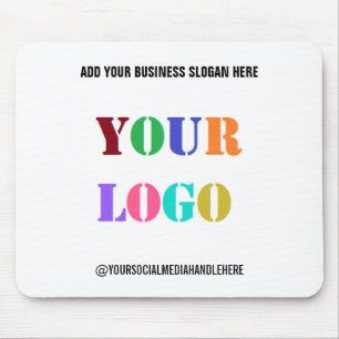 Zakelijk Logo Promotionele Sociale Media Muismat