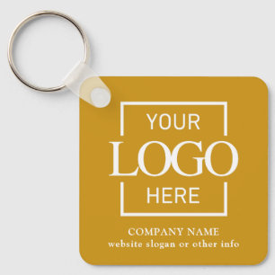Zakelijk logo & QR-code merkpromotie Sleutelhanger