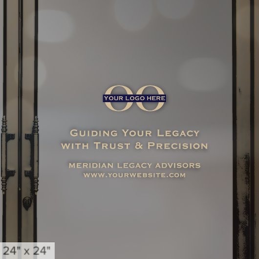 Zakelijk logo raamsticker