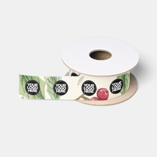Zakelijk logo sjabloon op maat kerst holly belly v lint