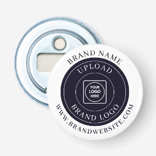 Zakelijk Logo Toevoegen Bedrijfswebsite Aangepaste Button Flesopener