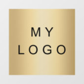 Zakelijk logo venster sticker vierkant (Vel)