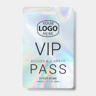 Zakelijk Logo VIP Holografisch BedrijfsEvent Badge