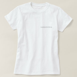 Zakelijk Logo Werknemer Personeel Naam Merk T-shirt