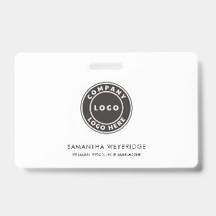 Zakelijk Logo Werknemers Naam ID Badge