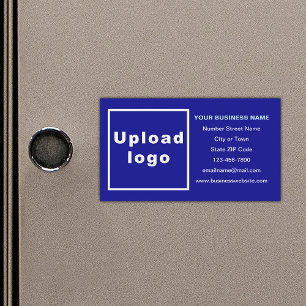 Zakelijk merk op Blue Magnetic Kaart