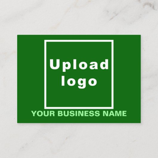 Zakelijk merk op Small Green Rectangle Kaart Visitekaartje (Achterkant)