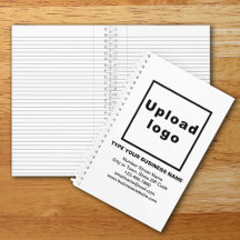 Zakelijk merk op White Spiral Notitieboek