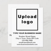 Zakelijk merk op whitepaper (Voorkant / Achterkant)