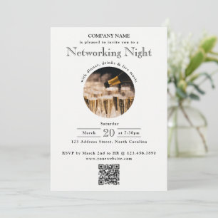 Zakelijk Netwerkgala Evenement Foto QR Code Kaart