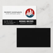 Zakelijk Onroerend Goed Logo Visitekaartje (Voorkant / Achterkant)