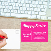 Zakelijk Paasroze vakantie Briefkaart