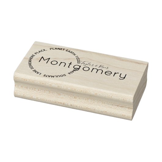 Zakelijk | Persoonlijk Creëer Uw eigen retouradres Rubberstempel (Stempel)