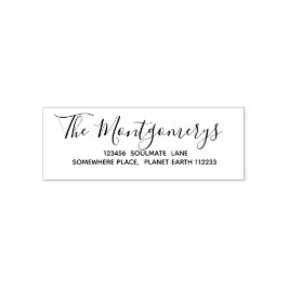 Zakelijk | Persoonlijk Creëer Uw eigen retouradres Zelfinktende Stempel