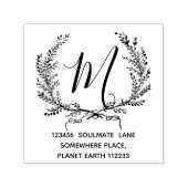 Zakelijk | Persoonlijk Creëer Uw eigen retouradres Zelfinktende Stempel (Design)