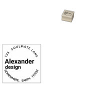 Zakelijk | Persoonlijke Creëer uw eigen Rubberstempel (Gestempeld)