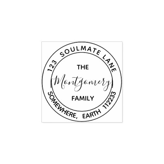 Zakelijk | Persoonlijke Creëer uw eigen Rubberstempel (Afrduk)