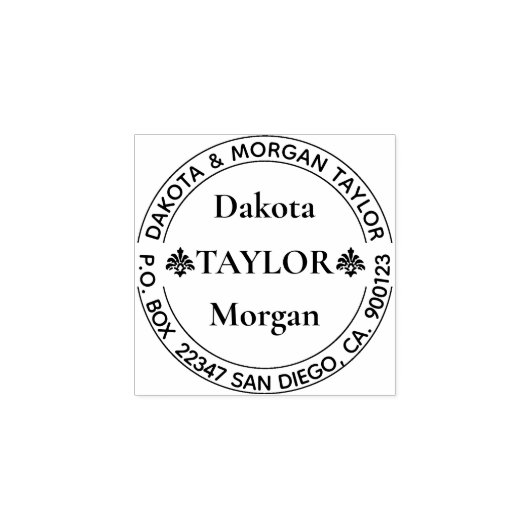 Zakelijk | Persoonlijke Creëer uw eigen Rubberstempel (Afrduk)