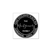 Zakelijk | Persoonlijke Creëer uw eigen Rubberstempel (Afrduk)