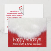 Zakelijk Prettige Feestdagen Baard van Sinterklaas (Voorkant / Achterkant)