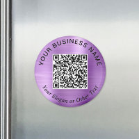 Zakelijk QR-code paarse promotie