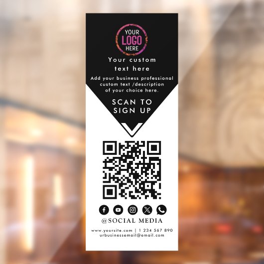 Zakelijk Raamsticker (Vel 2)