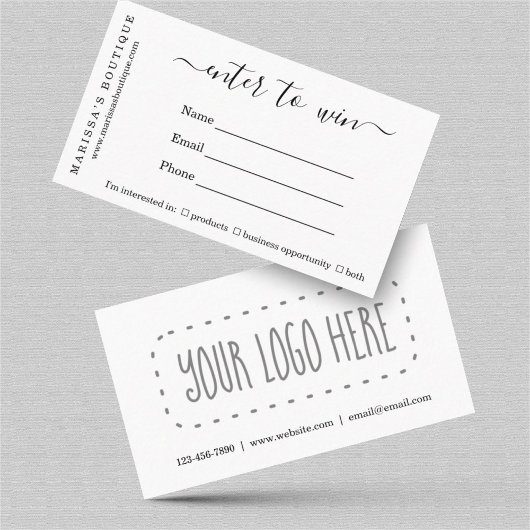 Zakelijk Raffle Ticket