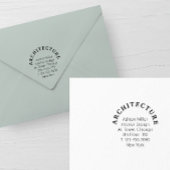 Zakelijk retouradres Professioneel minimaal Rubberstempel