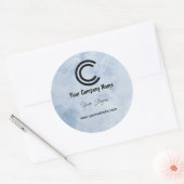 Zakelijk Ronde Sticker (Envelop)