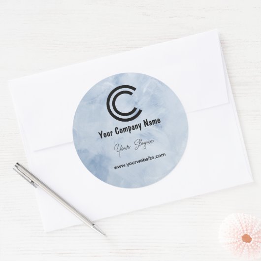 Zakelijk Ronde Sticker (Envelop)