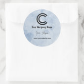 Zakelijk Ronde Sticker (Tas)