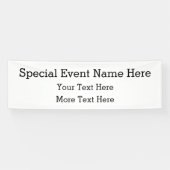 Zakelijk speciaal evenement spandoek (Horizontaal)