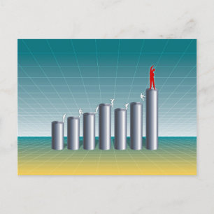 Zakelijk succes briefkaart