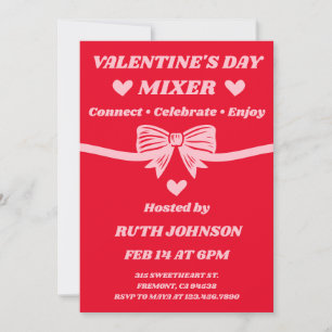 Zakelijk Valentijnsfeest Mixer Kaart